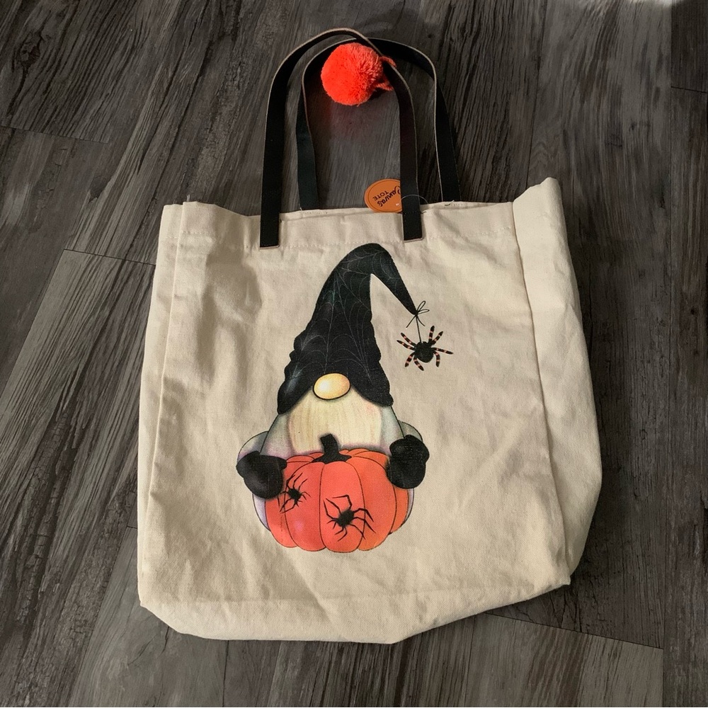 Halloween Gnome Tote Bag